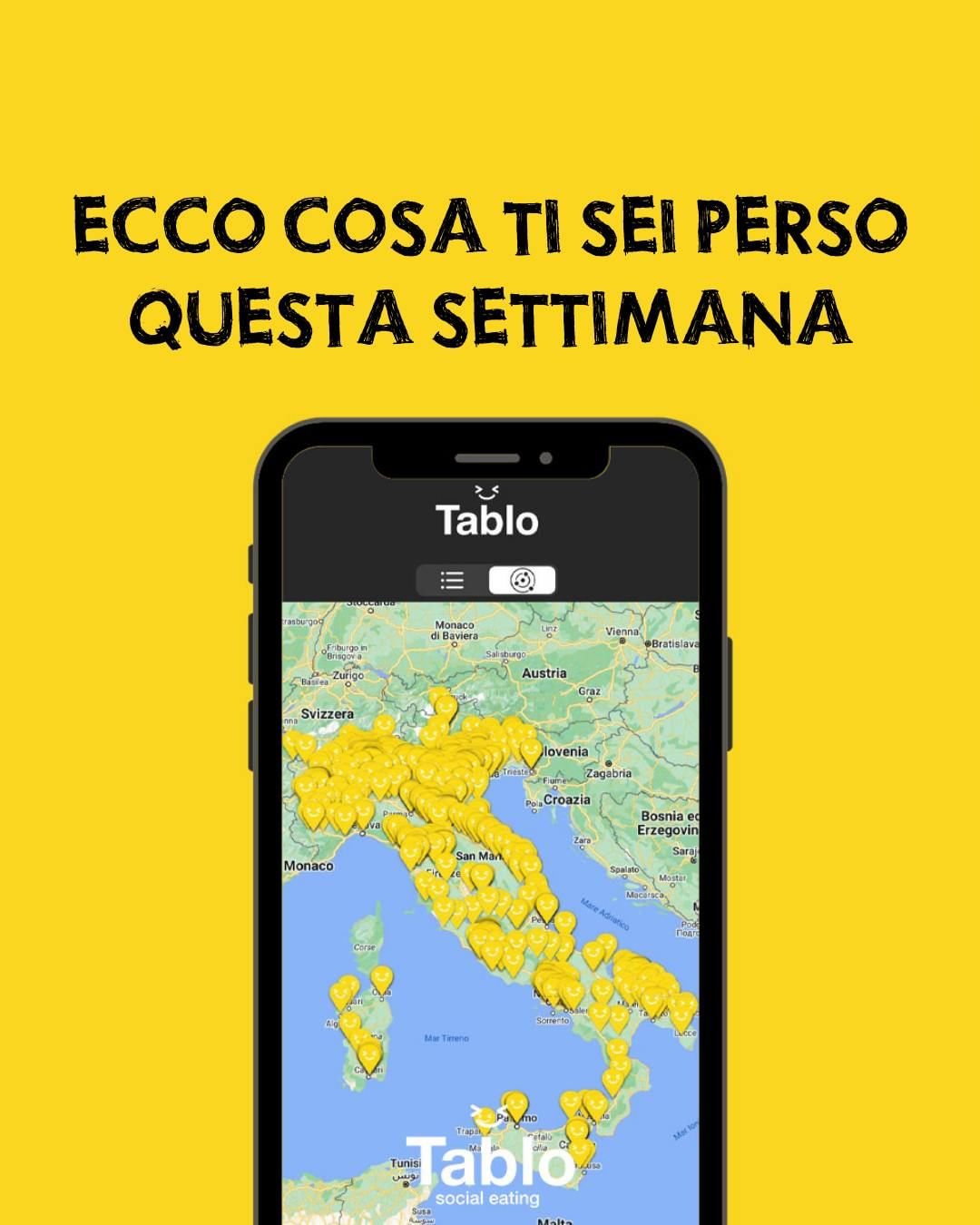 💛 Cosa aspetti ad unirti alla nostra community Tablo?