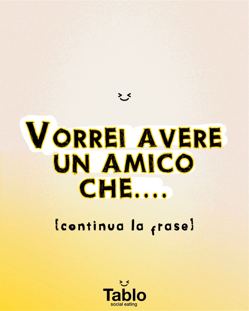 💛 Cosa cerchi in un'amicizia? Raccontacelo nei commenti! 👇